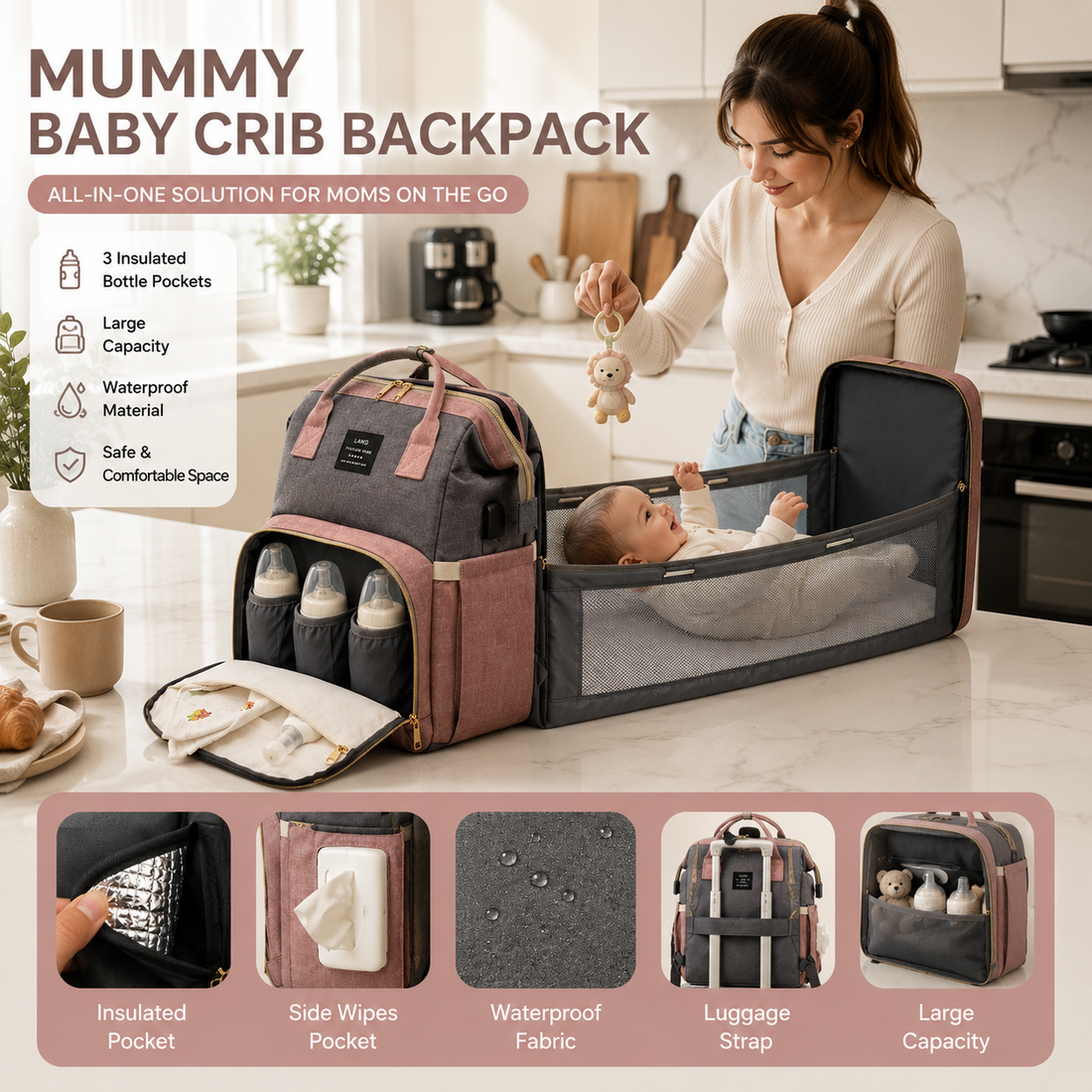 Baby Crib Backpack By Lumikko